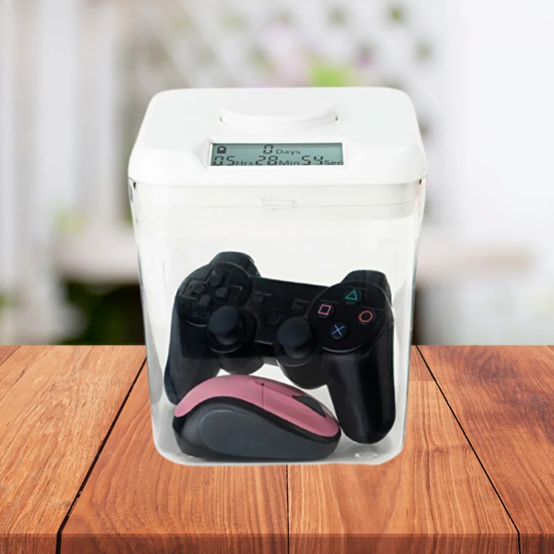 الصندوق الذكي مع قفل بعداد تنازلي