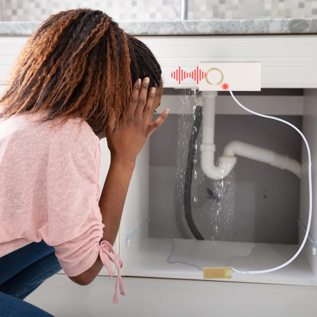 جهاز إنذار صوتي لكتشاف لتسرب الماء